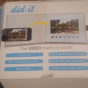 Did-It photo/video book